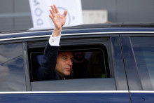 Visite d'Emmanuel Macron à Vendôme, le 25 avril 2023