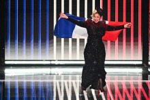 La Zarra sur la scène de l'Eurovision, samedi 13 mai. 