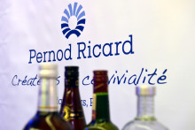 Logo de l'entreprise de spiritueux Pernod Ricard (illustration)