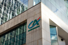 Le logo du Crédit Agricole (illustration)