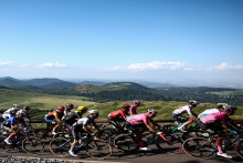 Le peloton du Tour de France le 9 juillet 2023
