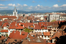 Une vue de la ville d'Annecy
