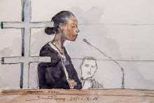 Fabienne Kabou, accusée d'avoir tué sa fille de 15 mois, devant la cour d'assises de Saint-Omer le 20 juin 2016