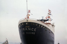 Le paquebot Le France en 1962