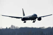 Un Boeing 777 dans le ciel de Munich (illustration)