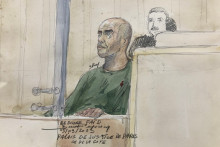 Redoine Faïd au procès de son évasion de la prison de Réau en 2018.