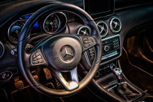 Illustration d'un tableau de bord Mercedes