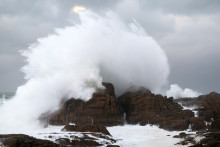 La tempête Ciaran s'est abattue à Penmarc'h (Finistère)