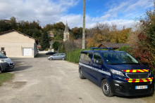 La salle des fêtes de Crépol, dans la Drôme, où un jeune de 16 ans s’est fait tuer à coups de couteau lors d’une rixe dans la nuit du 18 au 19 novembre 2023.