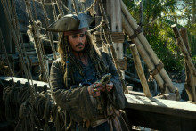Johnny Depp dans le film Pirates des Caraïbes : La Vengeance de Salazar