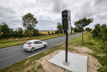 Un radar routier près de La Rochelle en juin 2019