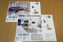 Des annonces immobilières pour vendre des passoires thermiques.