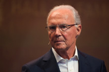 Franz Beckenbauer lors d'un  gala d'ouverture du Hall of Fame du football allemand au Musée du football allemand en 2019.