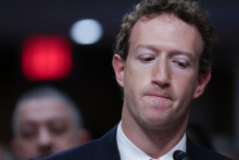 Marck Zuckerberg devant le Congrès américain, le 31 janvier 2024.