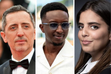 Gad Elmaleh, Ahmed Sylla et Inès Reg