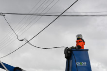 Enedis intervient sur une installation électrique (illustration)