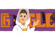 Taos Amrouche est mise à l'honneur par Google, ce 4 mars 2024.