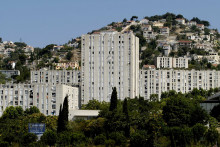 La cité de la Castellane à Marseille (illustration)