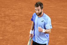 Le Français Corentin Moutet à Roland-Garros, le 31 mai 2024.