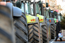 Une centaine de tracteurs en approche de Paris ce mercredi. (illustration).