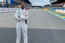 Romain Grosjean le 11 juin 2024 au Mans