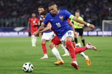 Kylian Mbappé avec les Bleus à Metz le 5 juin 2024