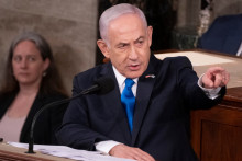 Benjamin Netanyahu devant le Congrès américain le 24 juillet 2024
