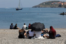 Plage des Pyrénées-Orientales.