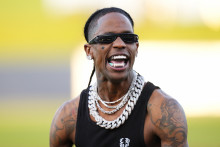 Le rappeur Travis Scott en février 2024