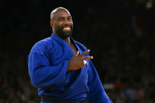 Teddy Riner le 2 août 2024 lors des Jeux olympiques à Paris.
