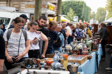 La braderie a ouvert avec deux semaines de retard à cause des Jeux. (Image d'archive)