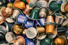 70% des capsules peuvent être jetées dans la poubelle jaune