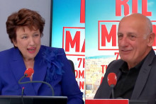 Roselyne Bachelot et Jean-Michel Apathie, jeudi 3 octobre 2024 sur RTL.
