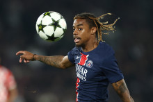 Bradley Barcola avec le PSG au Parc des Princes le 18 septembre 2024