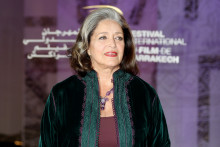 Françoise Fabian, lors du Festival international du film de Marrakech, en 2011.