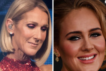 Les chanteuses Céline Dion et Adele.