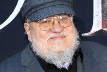 George R.R. Martin à l'avant-première mondiale de "Game of Thrones"