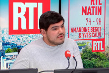 Amine Kessaci invité de RTL le 20 mars 2024.
