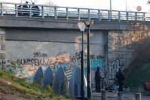 Un quartier de la Porte de la Villette, au nord de Paris, le 24 janvier 2022.