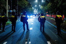 La police d'Amsterdam, le 7 novembre 2024