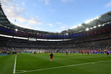 Vue intérieure du Stade de France le 28 mai 2022