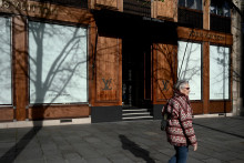 La boutique Louis Vuitton dans le VIe arrondissement de Paris.