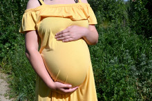 Une femme enceinte (illustration).