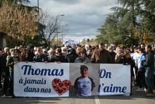 Une marche blanche organisée en hommage à Thomas, tué lors d'une rixe à Crépol.