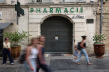 Une pharmacie de Montpellier (Hérault)