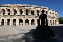 Une photographie des arènes de Nîmes, le 16 novembre 2022.