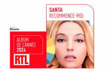 Santa, gagnante de l'album RTL de l'année 2024 pour son album "Recommence-moi"
