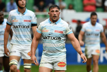 Camille Chat, joueur français du Racing 92, lors du match de rugby français Top 14 entre Pau et Racing 92, le 26 août 2023.