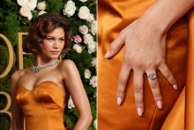 Zendaya sur le tapis rouge des Golden Globes