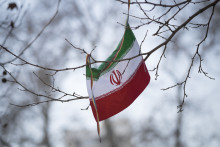 Le drapeau iranien.